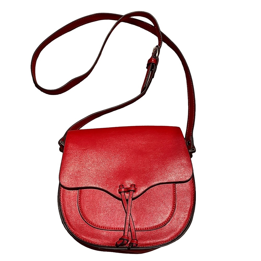 Just Fab Red Adjustable Crossbody Purse